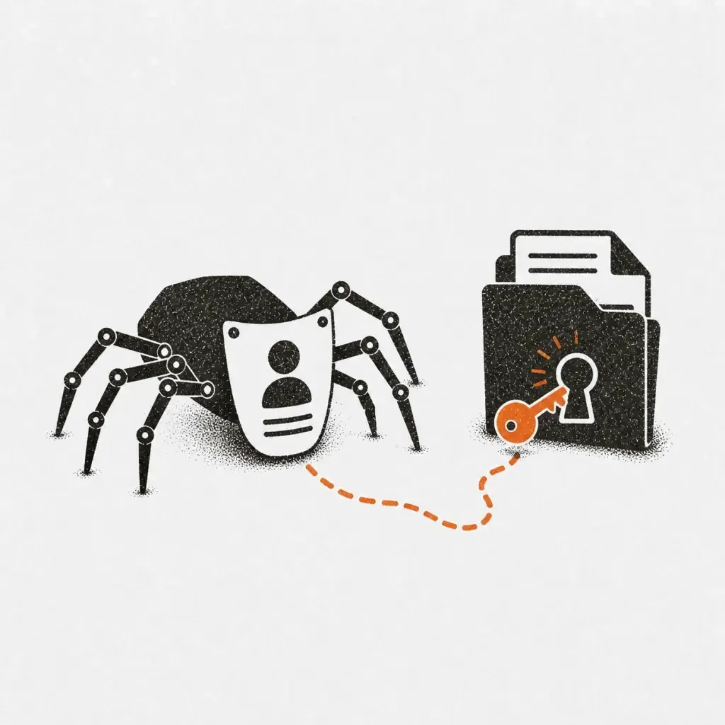 Crawler requests over thirty days, split between search engines and AI crawler user agents